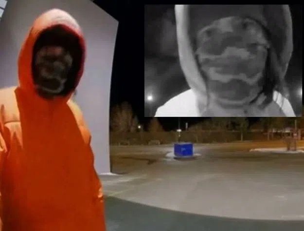 RCMP ask for help finding Camo-masked suspect after break in attempt