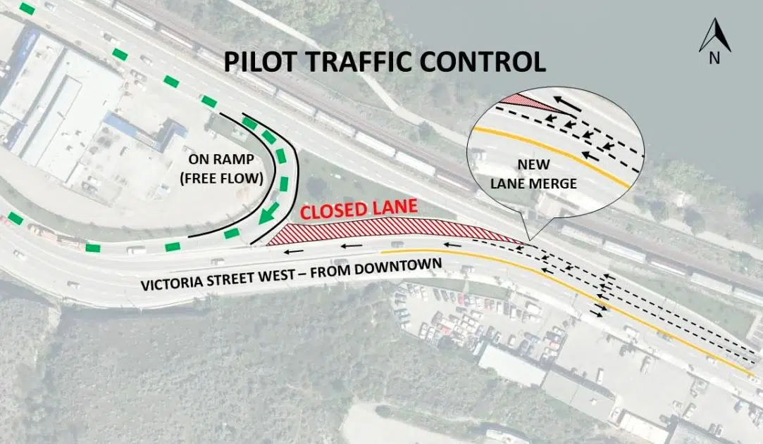 City of Kamloops installing permanent barricades at Overlanders bridge