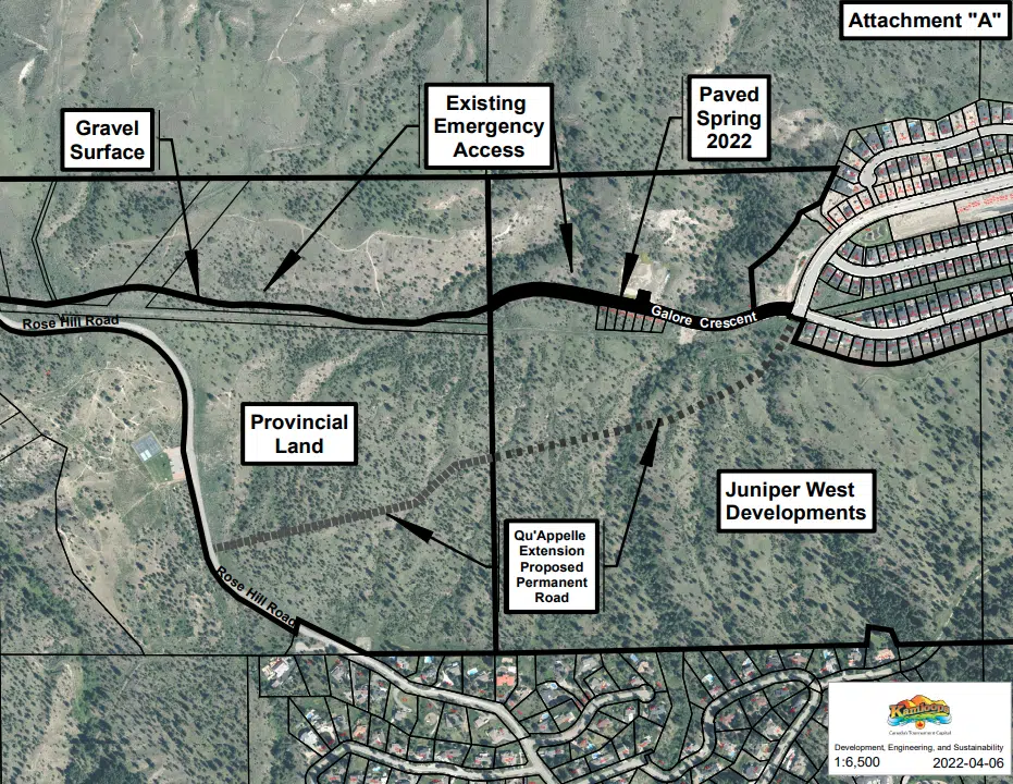 Kamloops enters $1, 10 year agreement with BC on emergency access out of Juniper