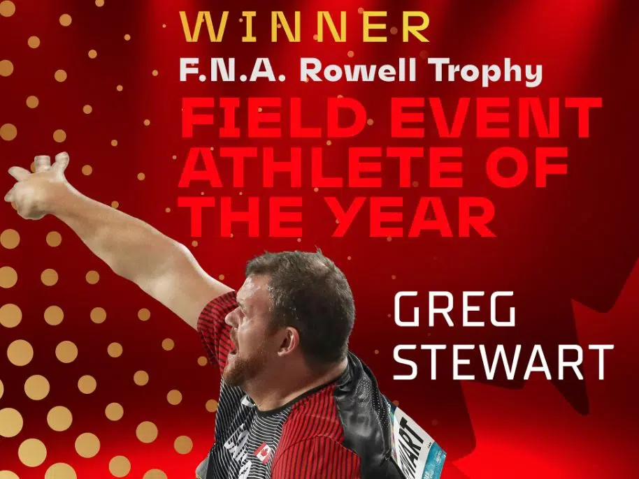 Greg Stewart named Athletics Canada's Field Event Athlete of the Year 2021