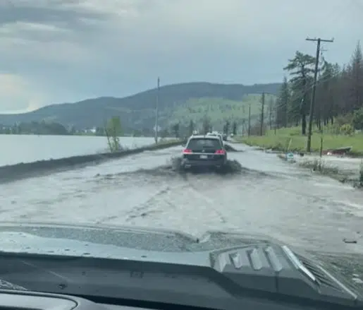 Drivers told to watch for debris on Highway 97 near Monte Lake