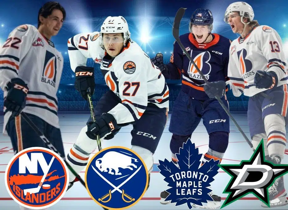 Four Kamloops Blazers' selected in 2022 NHL Draft