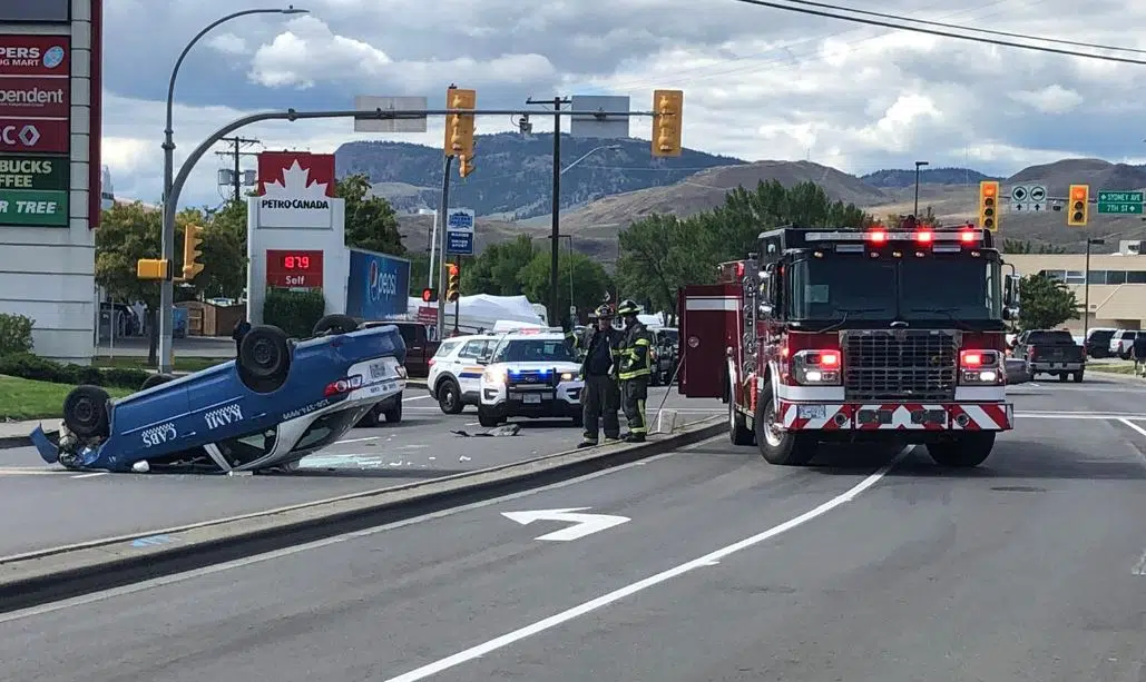 Man charged after Kamloops taxi stolen at knifepoint Friday afternoon