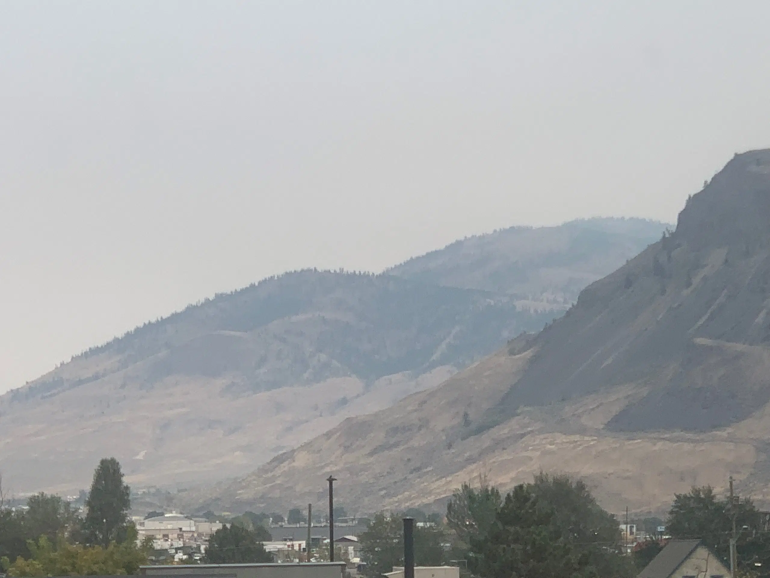 Air quality in Kamloops deteriorates due to wildfire smoke from Washington State