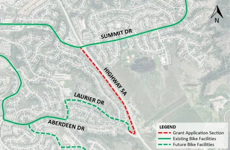 City of Kamloops eyeing grant funding to build new multi-use pathway along Highway 5A