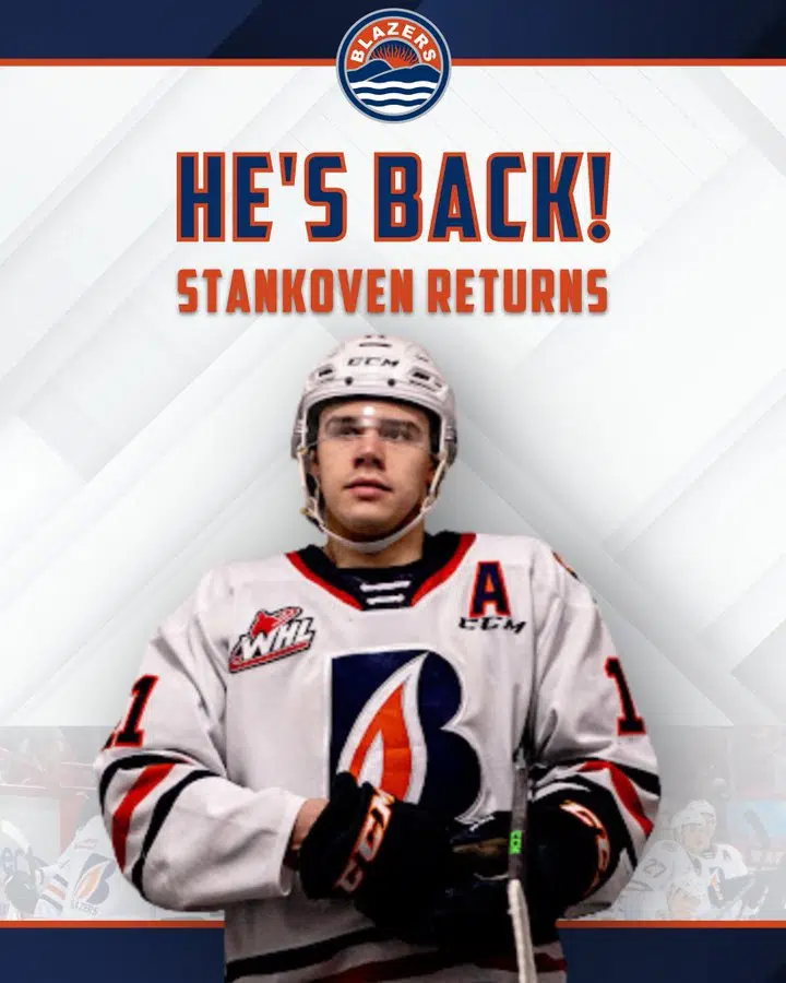 Logan Stankoven returning to Kamloops Blazers for 2022-23 WHL season