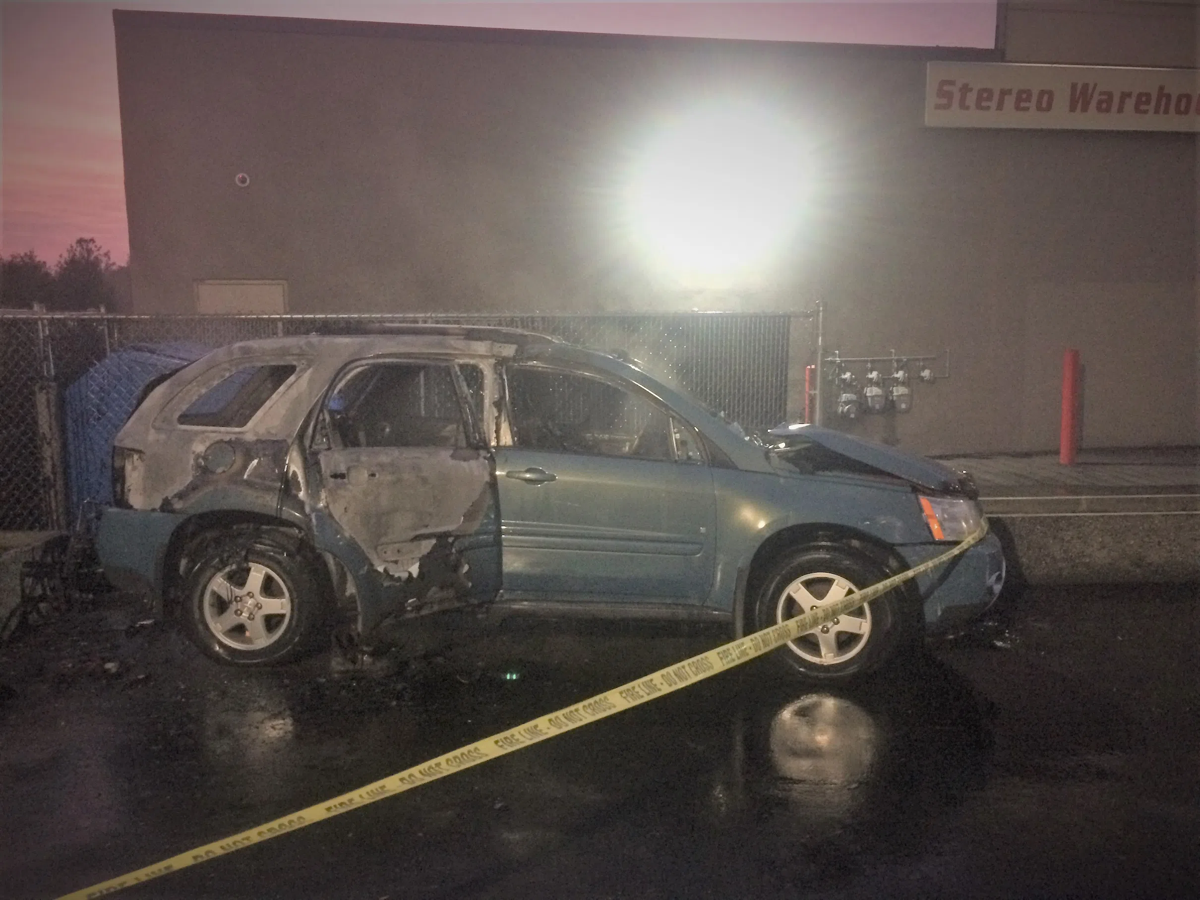 Hamer-Jackson on the hook for costs after burnt-out SUV towed from West Victoria car lot