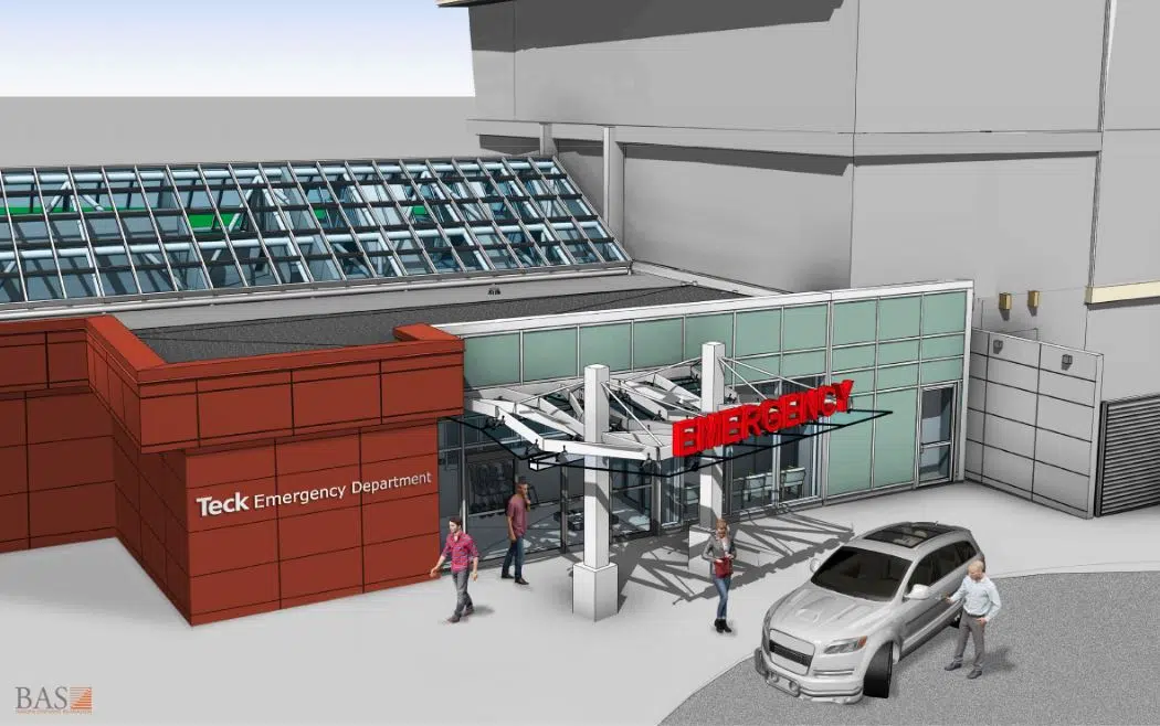 Construction underway at new Teck Emergency Department at Royal Inland Hospital