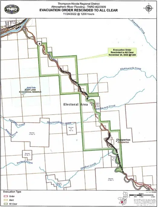 Final TNRD evacuation order lifted over a year after atmospheric river