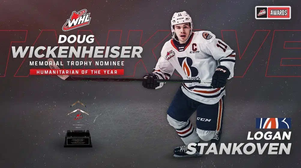 Logan Stankoven nominated for WHL Humanitarian of the Year Award