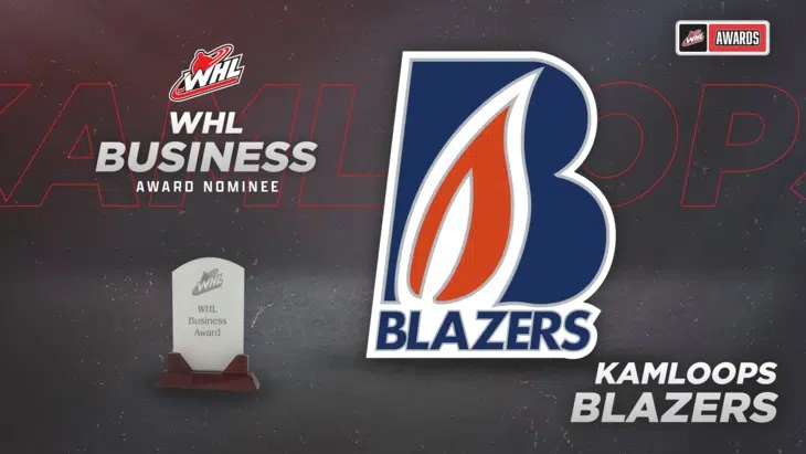 Blazers nominated for WHL Business Award for the second consecutive season