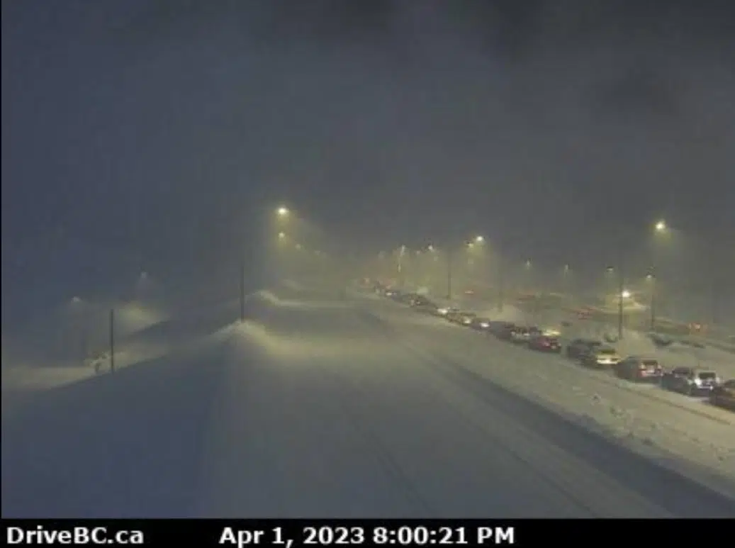 Spring snowstorm closes Coquihalla between Hope and Merritt