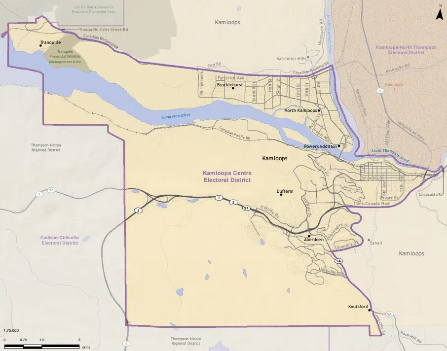 B.C. Electoral Boundaries Commission revises proposals for Kamloops-area ridings
