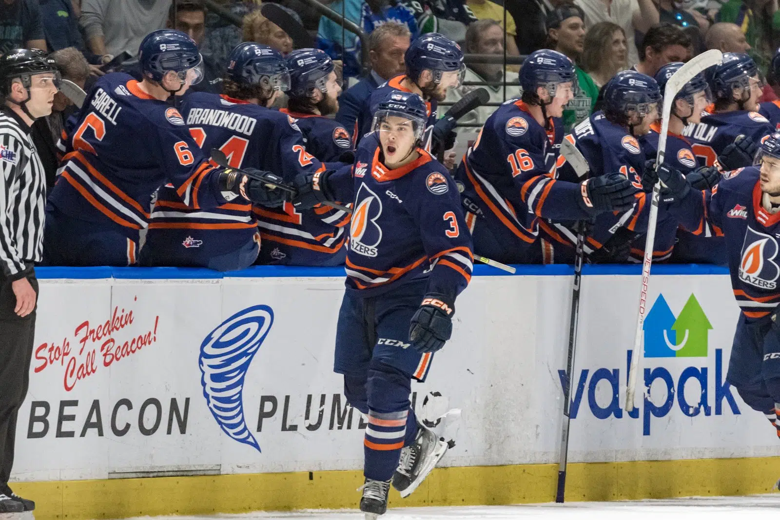 Blazers at Seattle Thunderbirds Game 1, April 29, 2023