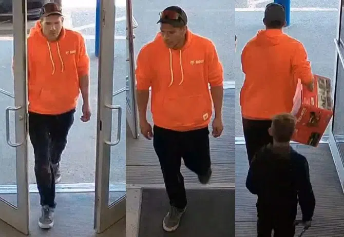 Kamloops Mounties looking for suspect who robbed Valleyview business with child in tow