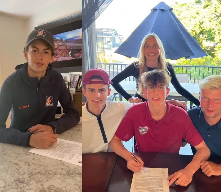 Blazers sign 2008-born defenders Dryden Deobald and Kaden Meyer