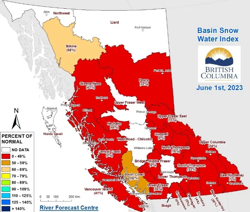 LISTEN - River Forecast Centre warns of high-risk of drought this summer