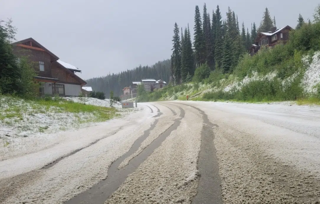 Monday storm cuts power, slams area with hail, creates new wildfires