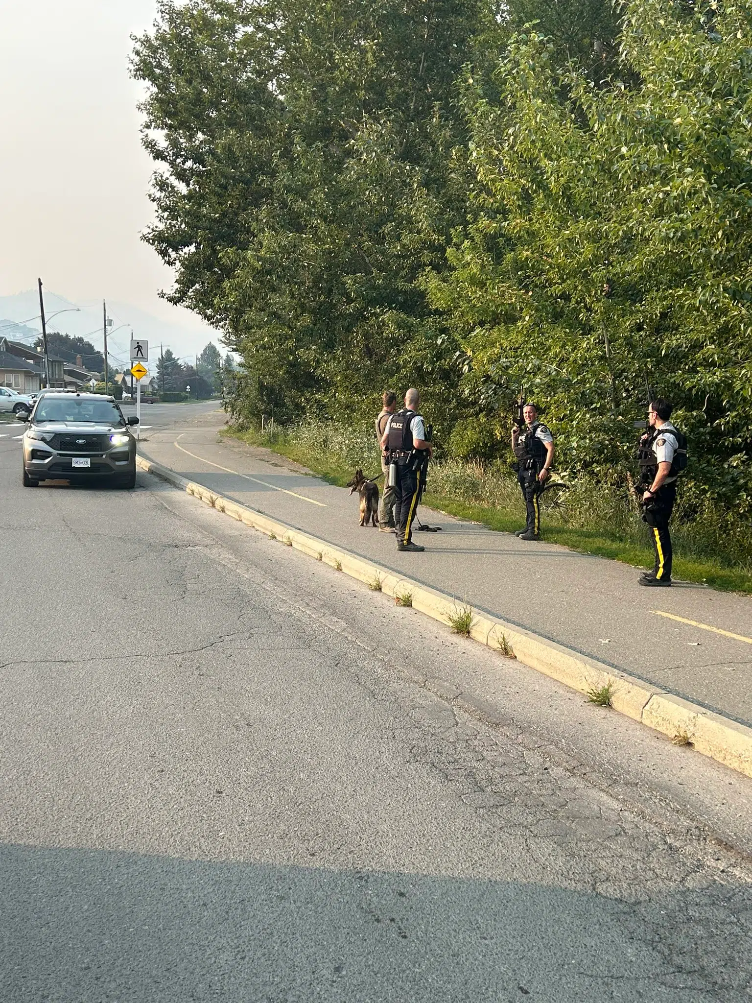 RCMP say one person injured after shooting along Schubert Drive in North Kamloops