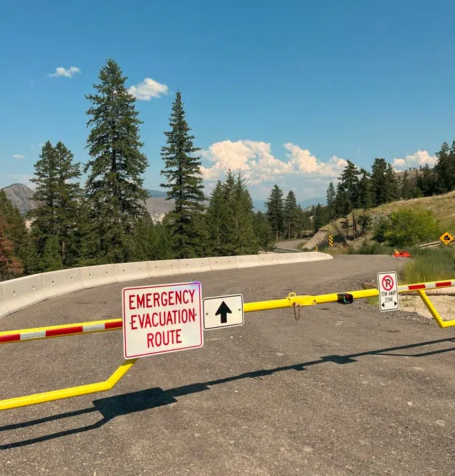 Lots of interest in pair of guided tours of new Juniper Ridge emergency routes