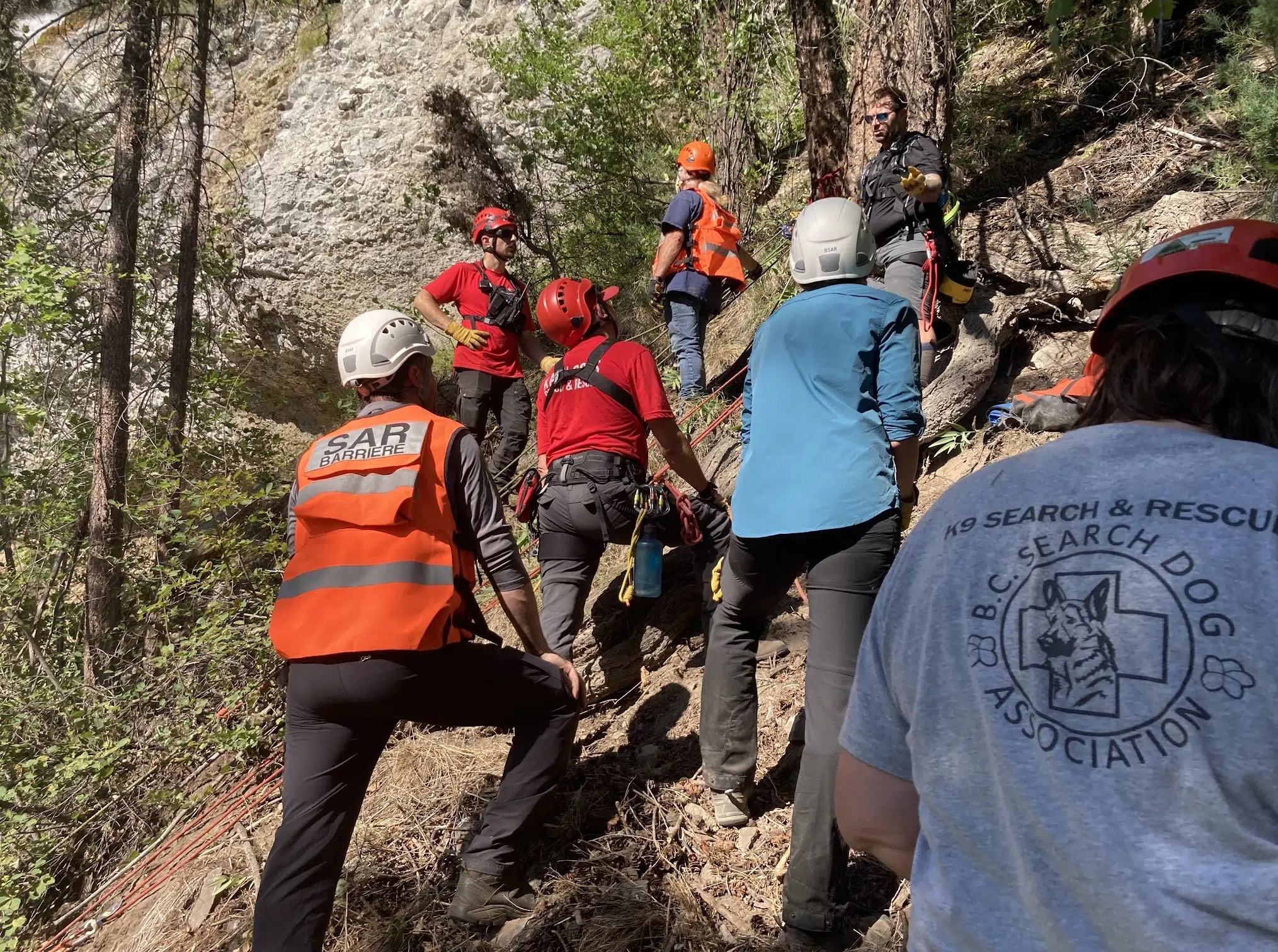 Kamloops Search and Rescue performs weekend extraction of pair near McLure