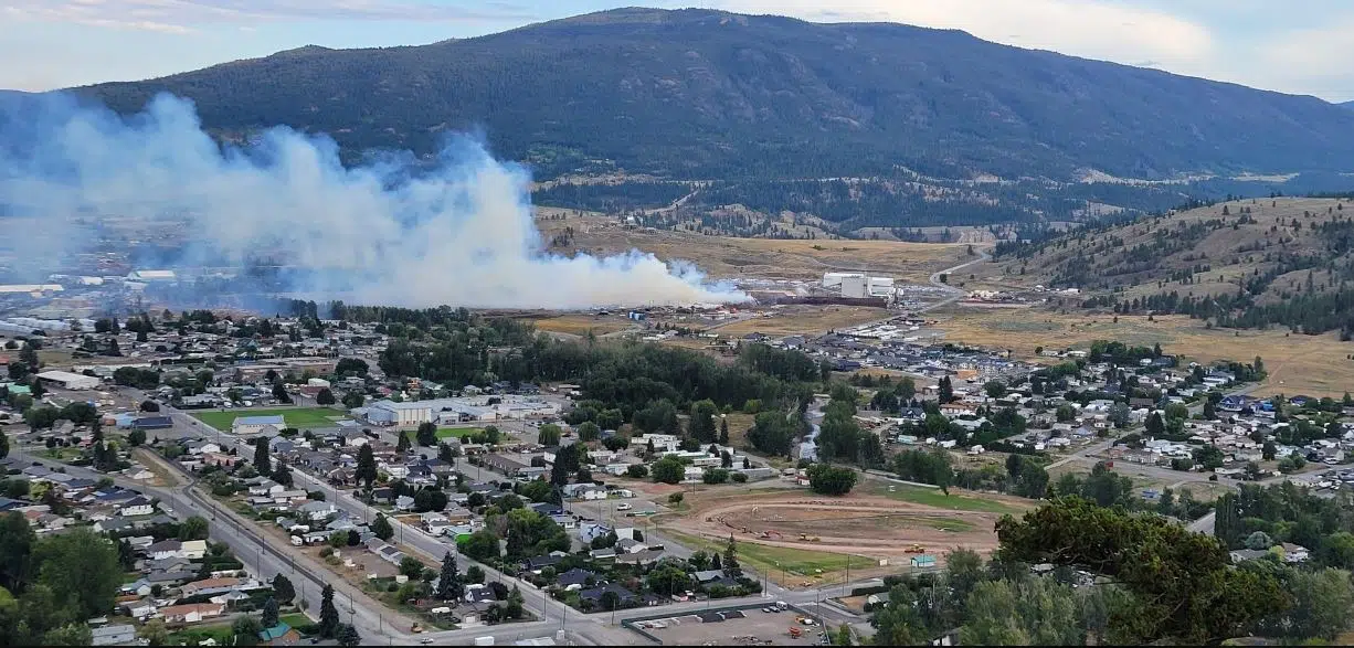 Wildfire in Merritt prompts response from outlying communities