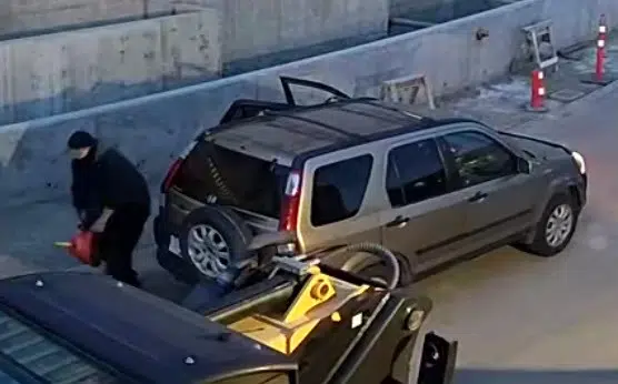 Kamloops RCMP seek help identify arson suspect at Aberdeen construction site