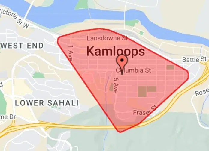Power mostly restored after massive outage in downtown Kamloops