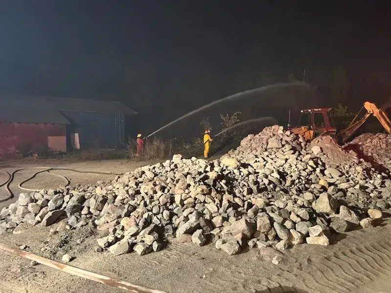 Rain and cooler weather aid crews in taming Bush Creek East wildfire