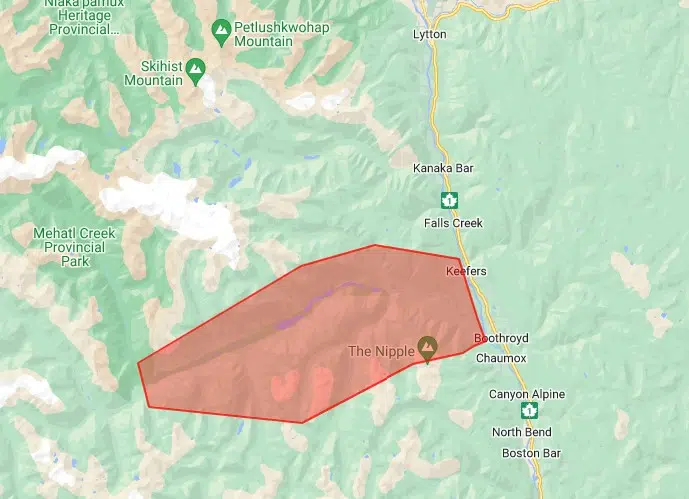 Evacuation orders expand in Fraser Canyon south of Lytton due to wildfire