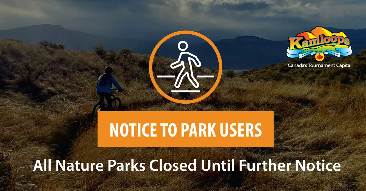 Kamloops closes all nature parks and trails due to fire and drought conditions