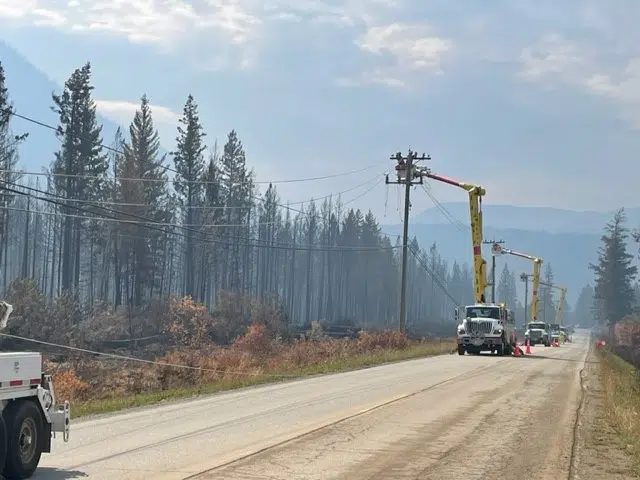 Power back on for majority of BC Hydro customers impacted by Bush Creek East wildfire