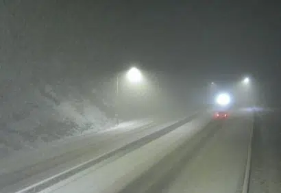 First significant snowfall of the season hitting Southern Interior mountain passes