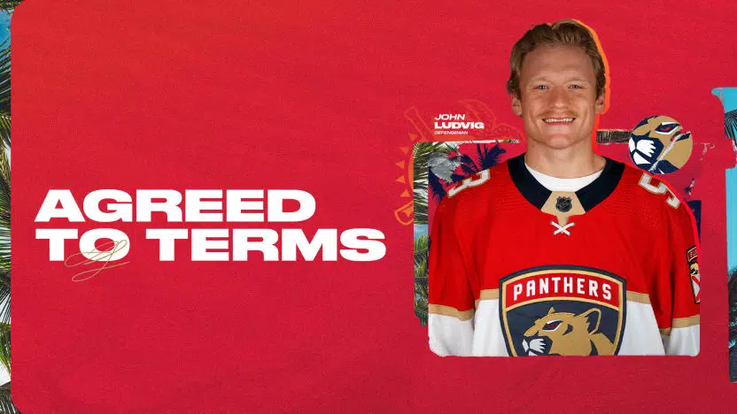Panthers sign Kamloops product John Ludvig to two-year contract extension