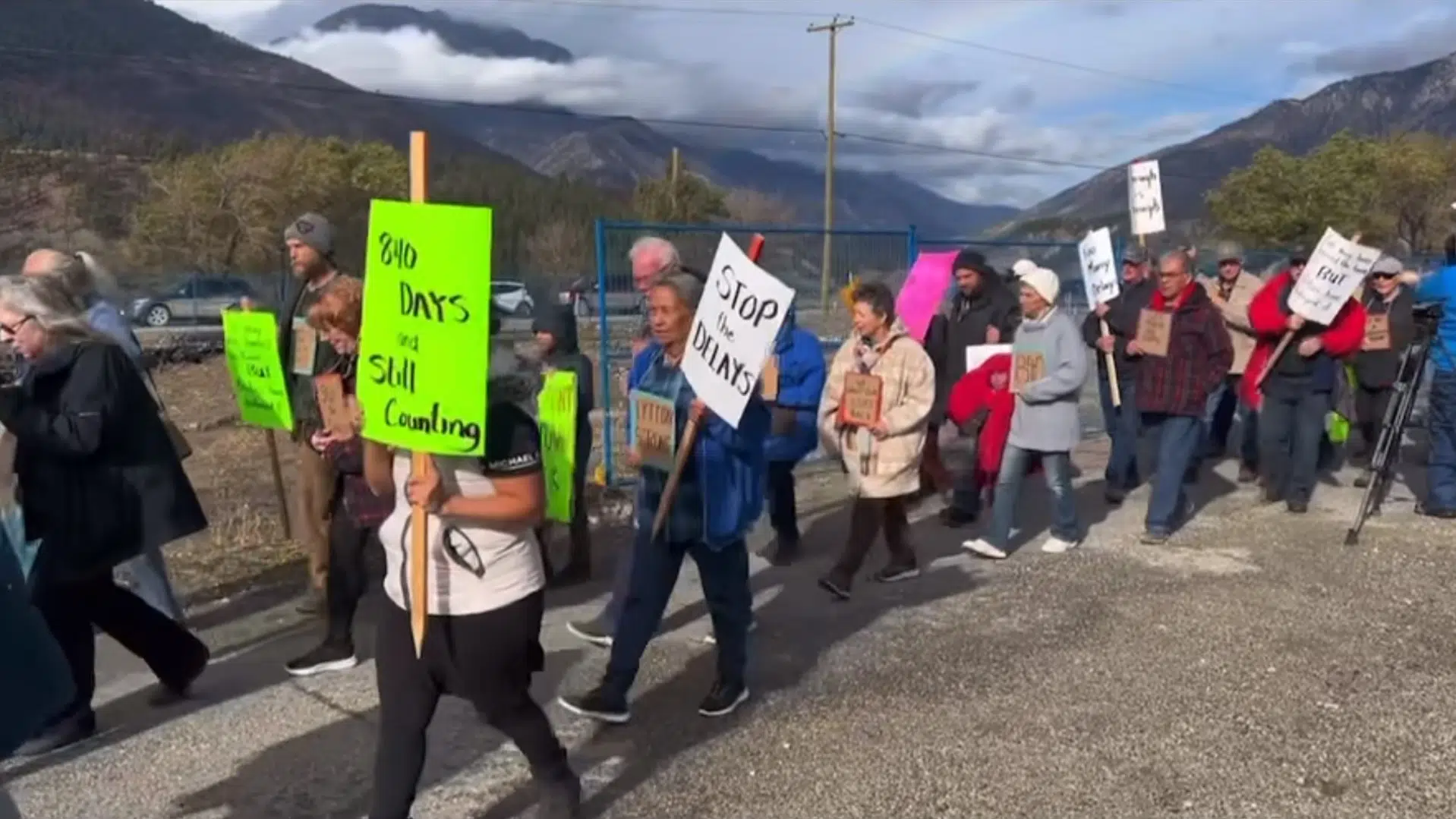 LISTEN - Lytton Mayor on Wednesday rally to protest lack of building activity since 2021 fire