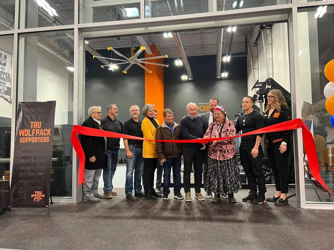 TRU WolfPack opens new Sports Legacy Fund High Performance Training Centre