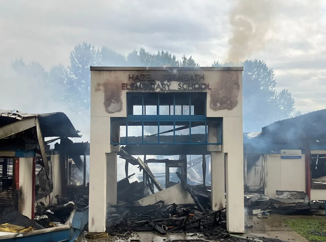 SD73 donates $5,000 to Coquitlam School District after fire at Hazel Trembath Elementary