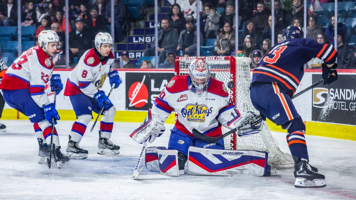Kolby Hay leads Edmonton Oil Kings to 31 win over hometown Blazers Radio NL Kamloops News