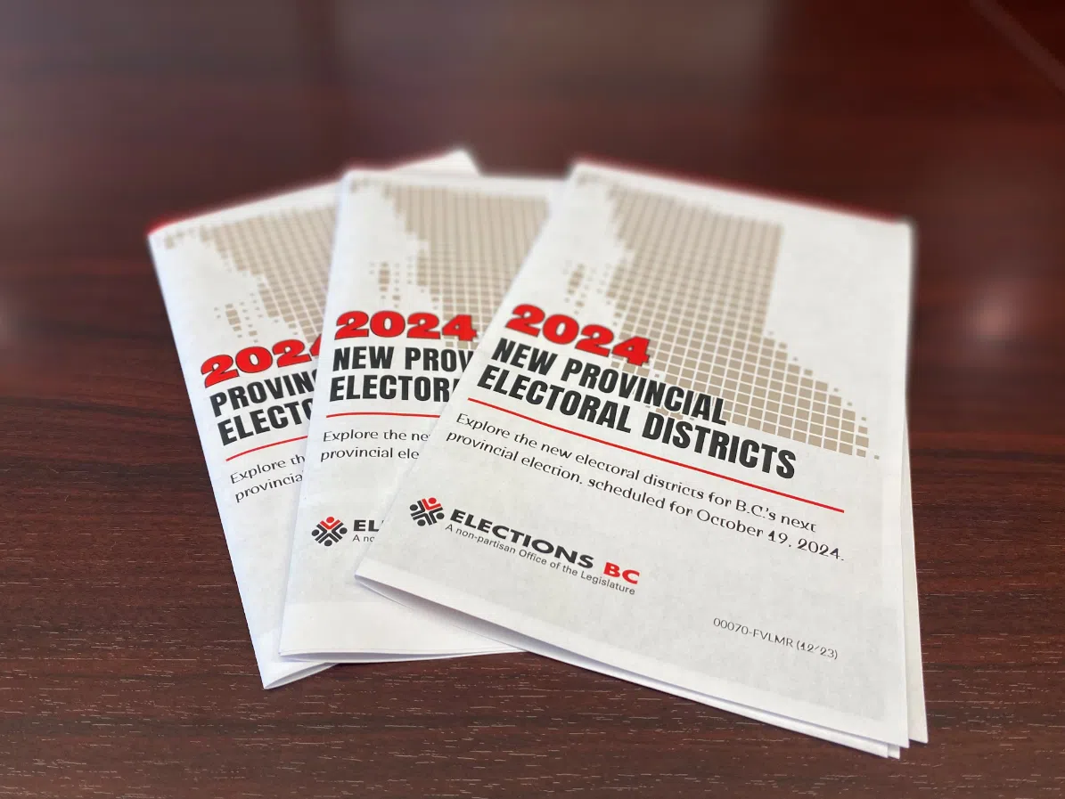 New technology, ridings to be in place for 2024 B.C. provincial election