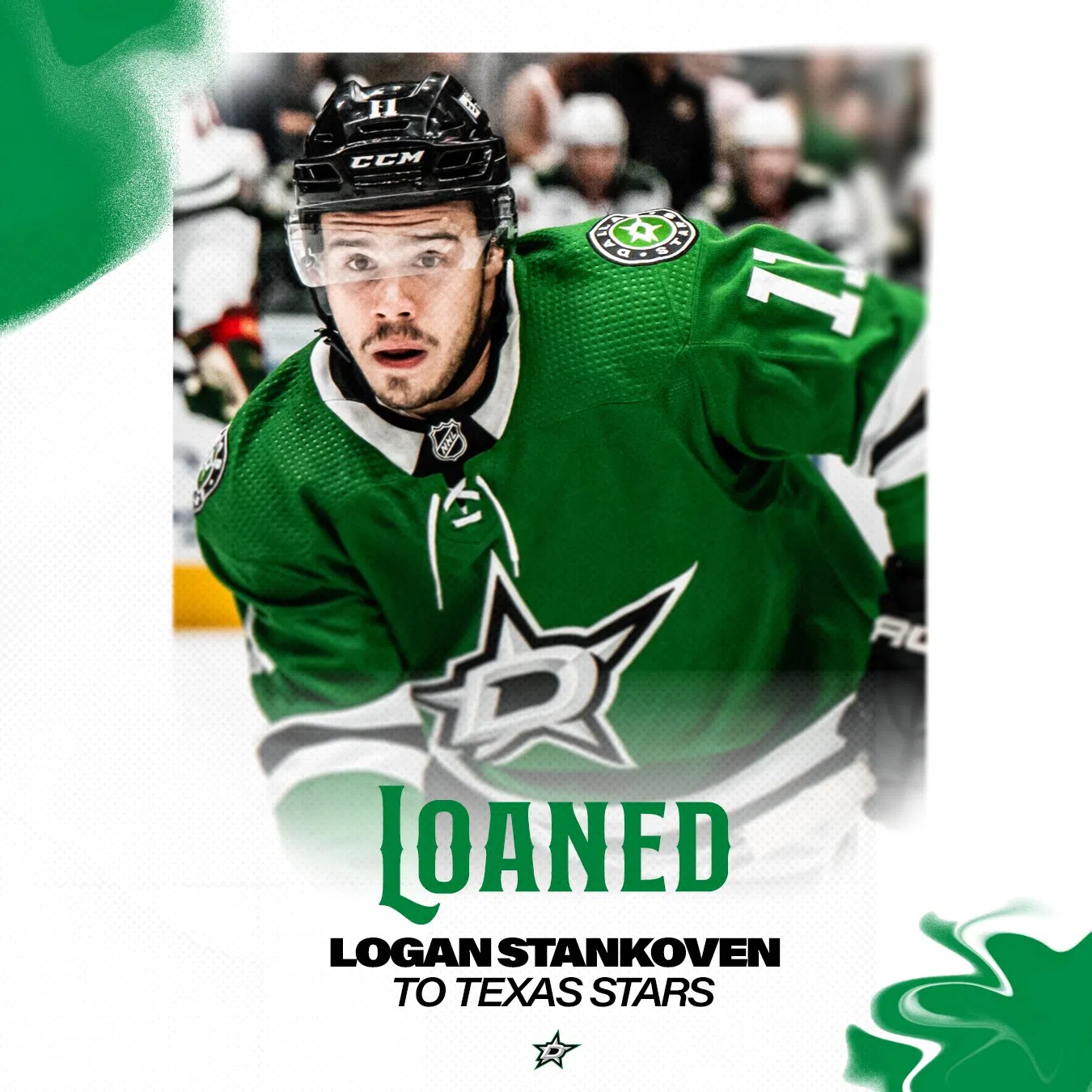 Stars reassign Kamloops native Logan Stankoven to AHL's Texas Stars