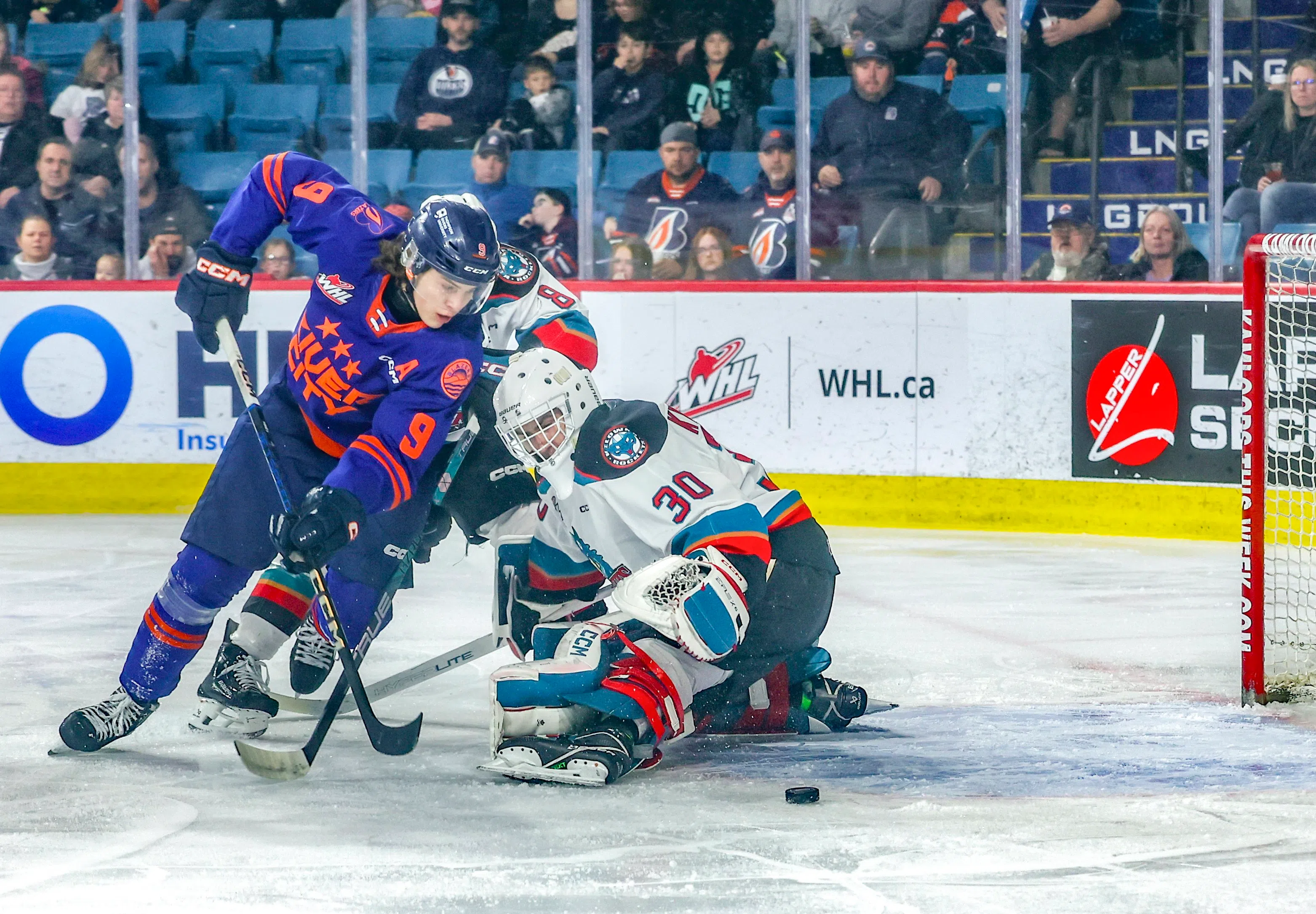 Blazers fire back after Friday rout, but come up short on Saturday at home against Kelowna