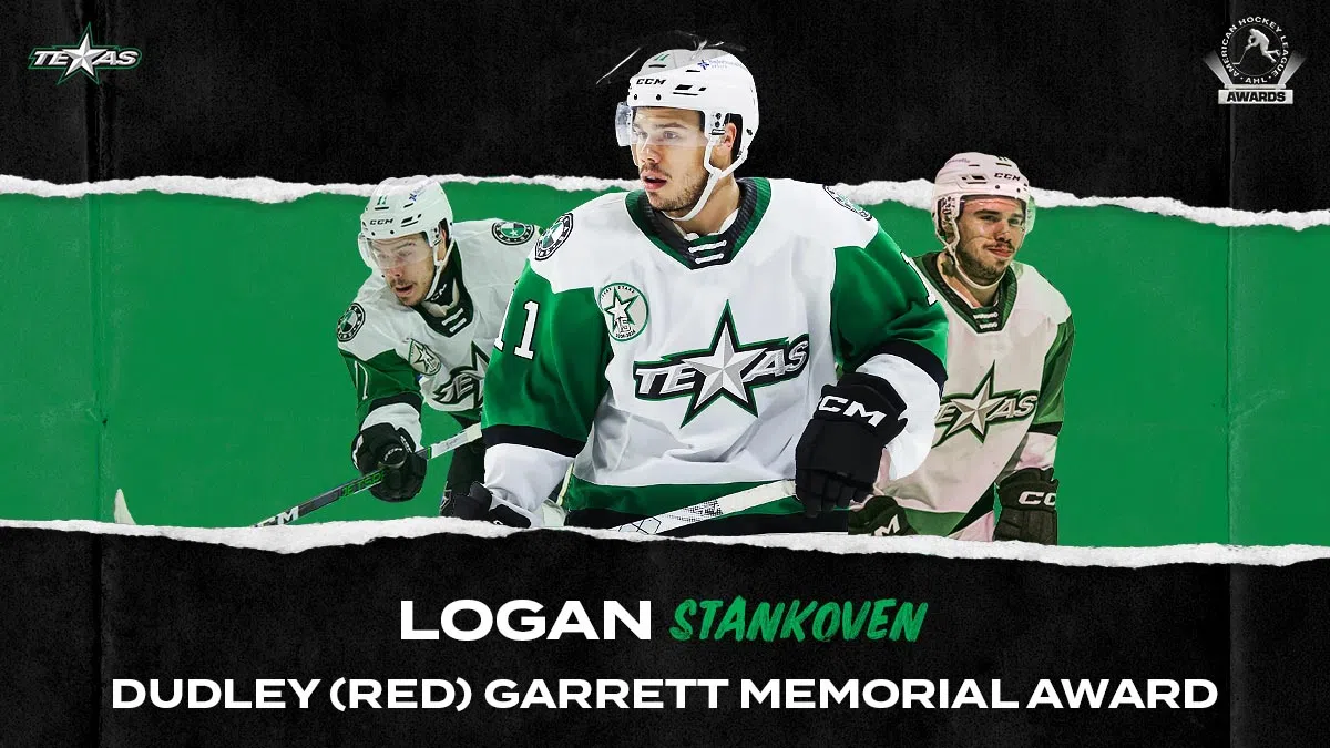 Logan Stankoven wins AHL's Most Outstanding Rookie award
