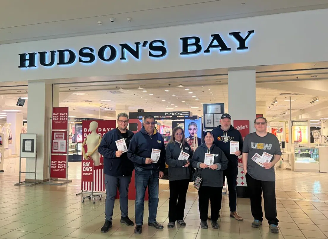 Steelworkers launch national campaign in support of striking Hudson's Bay employees in Kamloops