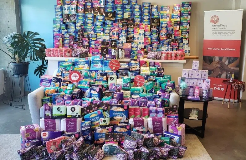 Kamloops Urged to Help Close the Gap on Period Poverty Through United Way's Campaign