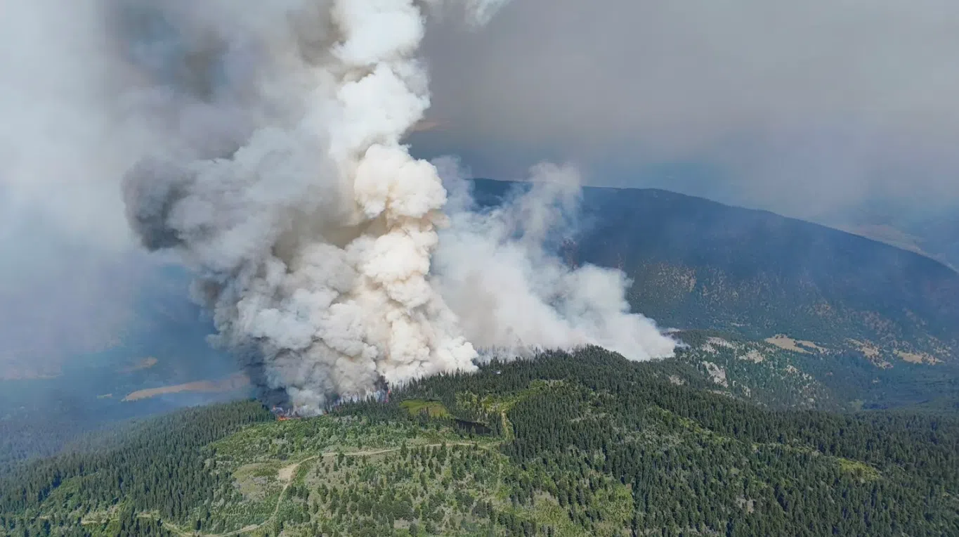 Cooks Ferry Indian Band issues evacuation order due to lightning caused fire