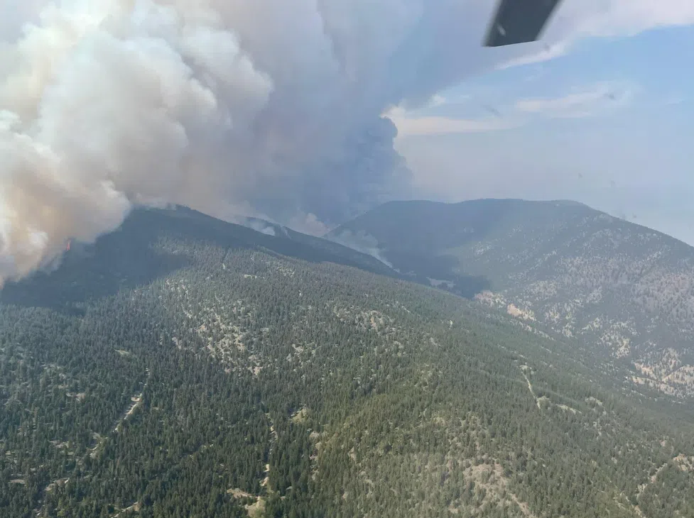 Shetland Creek fire near Spences Bridge more than doubles in size