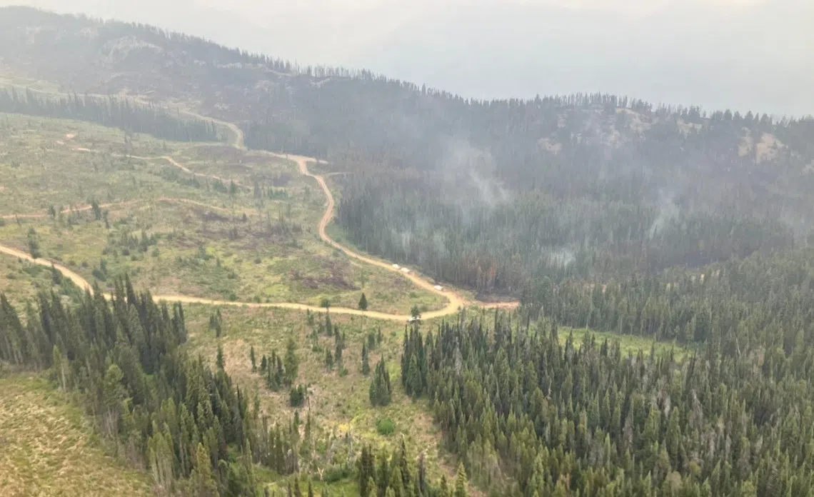 Shetland Creek wildfire "held"