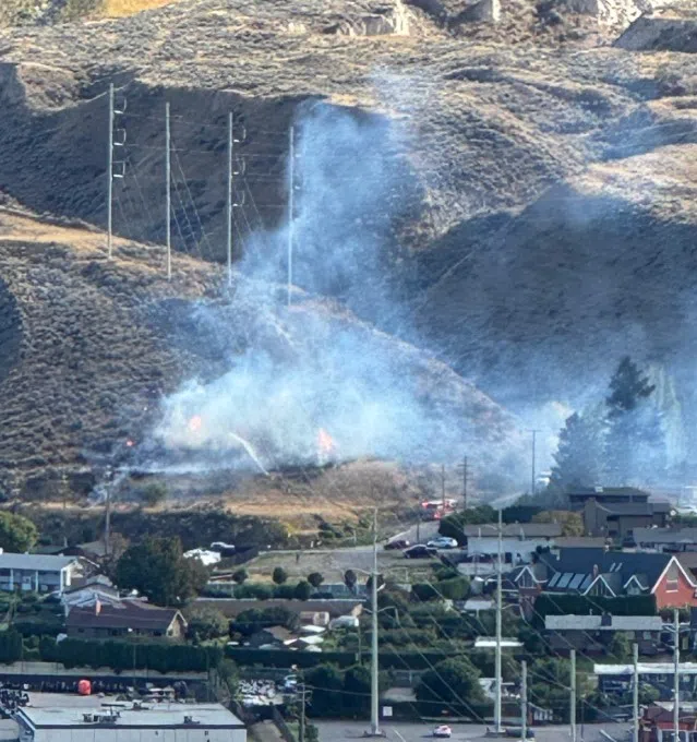 UPDATE - Kamloops crews make quick work of landscape fire at Owl Road dump