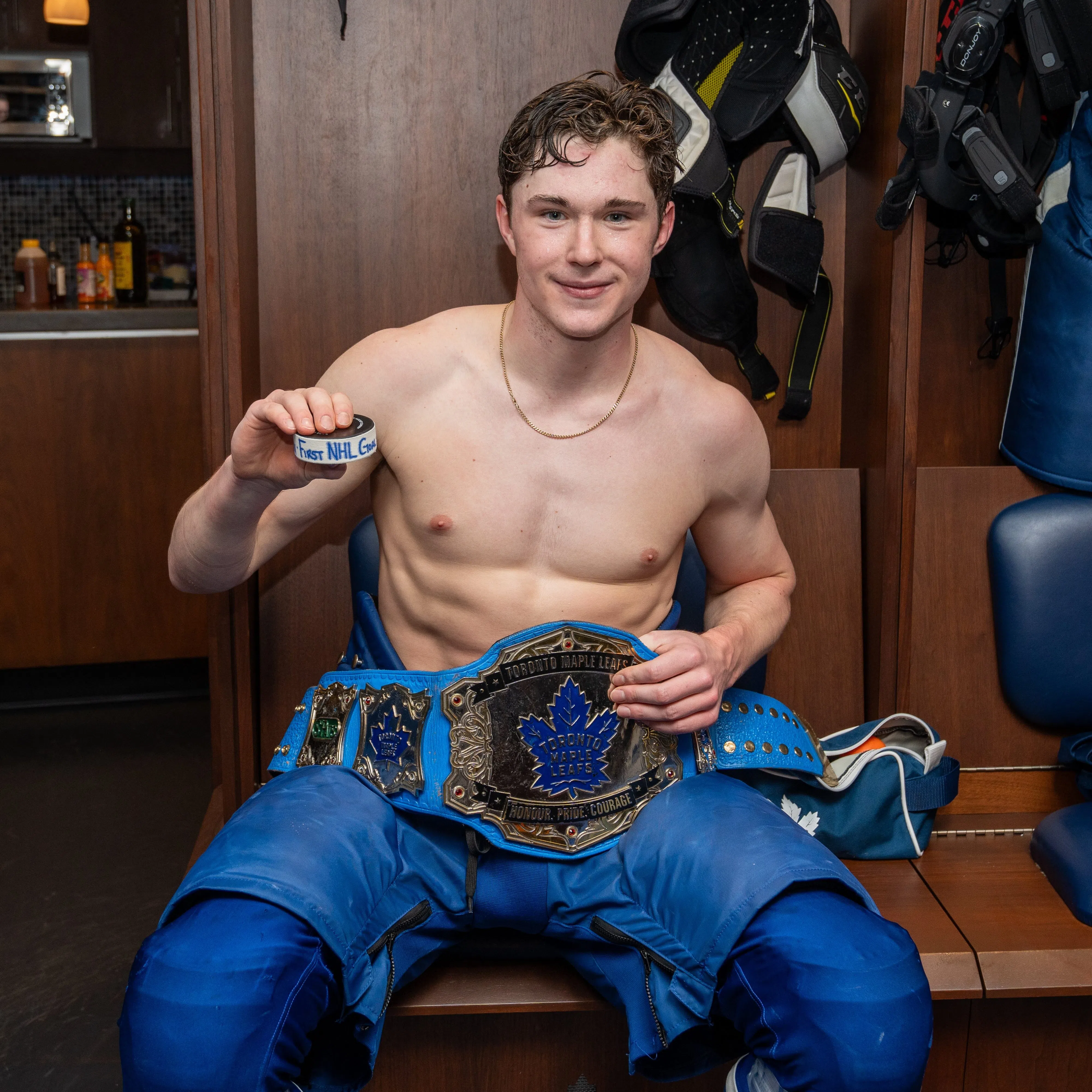 Fraser Minten scores 1st NHL goal