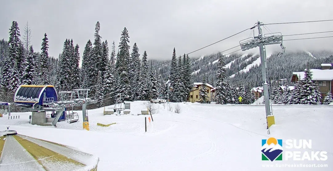 All lifts will be running on Sun Peaks' opening weekend